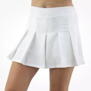 Lily Pulitzer Luxletic 5" Frazer Pleated Short White